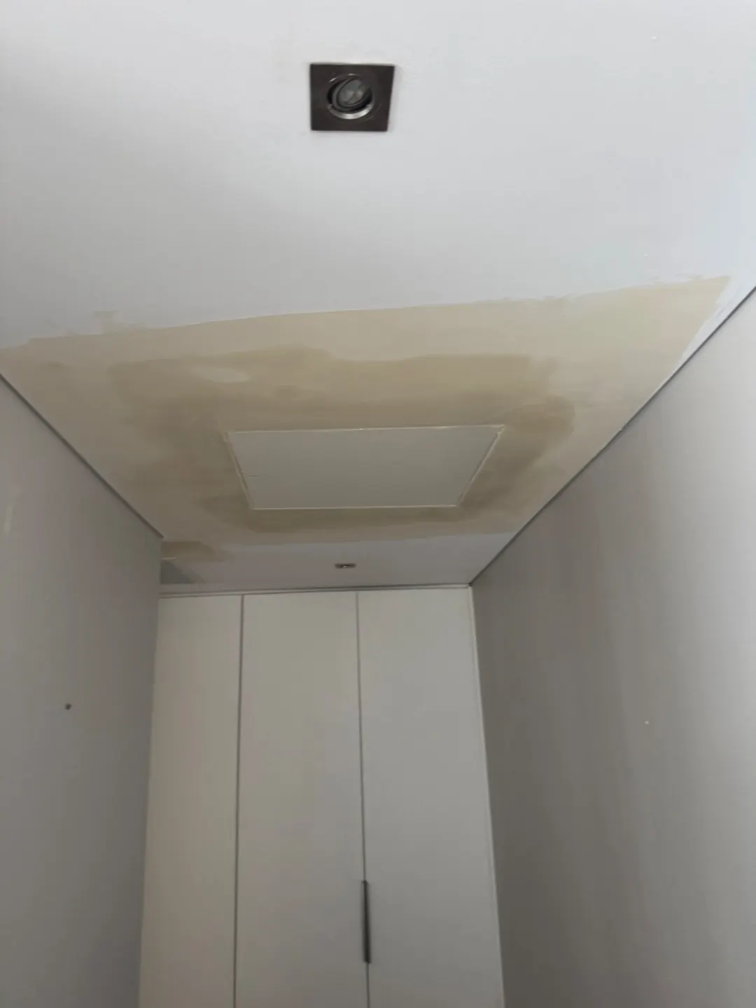 New manhole installed for a client. Happy climbing — Plasterer work by A+S Poljak Plasterers in Sinnamon Park