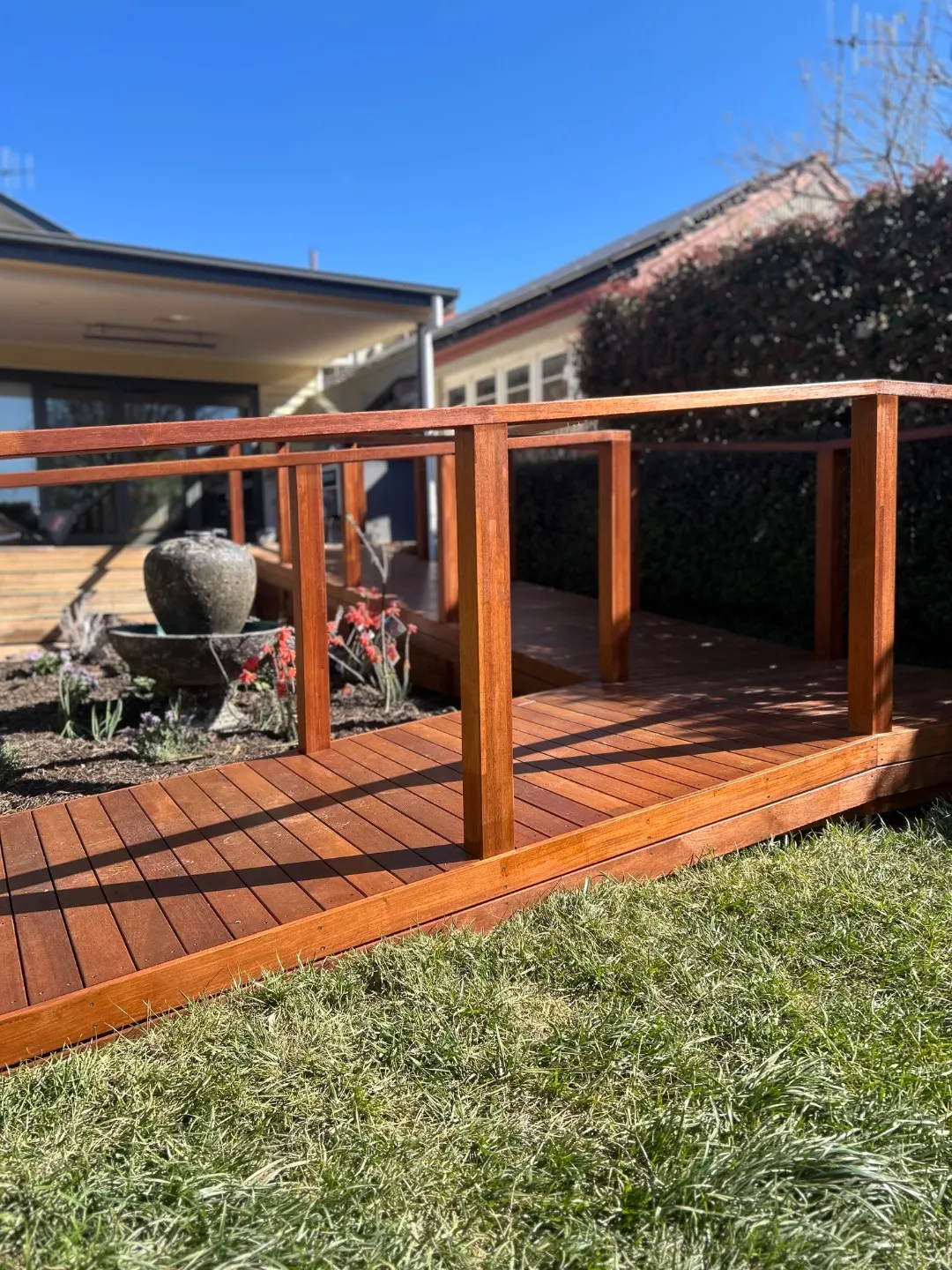 Built this ramp a while back came up like a treat. If your looking for a free qu — Carpentry work by Canberra Maintenance Constructions (CMC) in Canberra