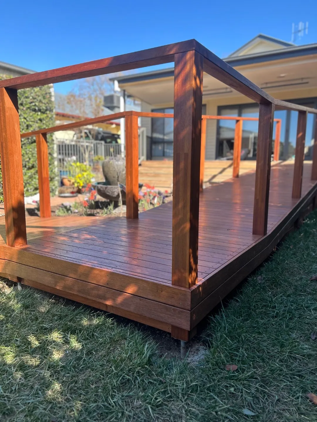 Built this ramp a while back came up like a treat. If your looking for a free qu — Carpentry work by Canberra Maintenance Constructions (CMC) in Canberra