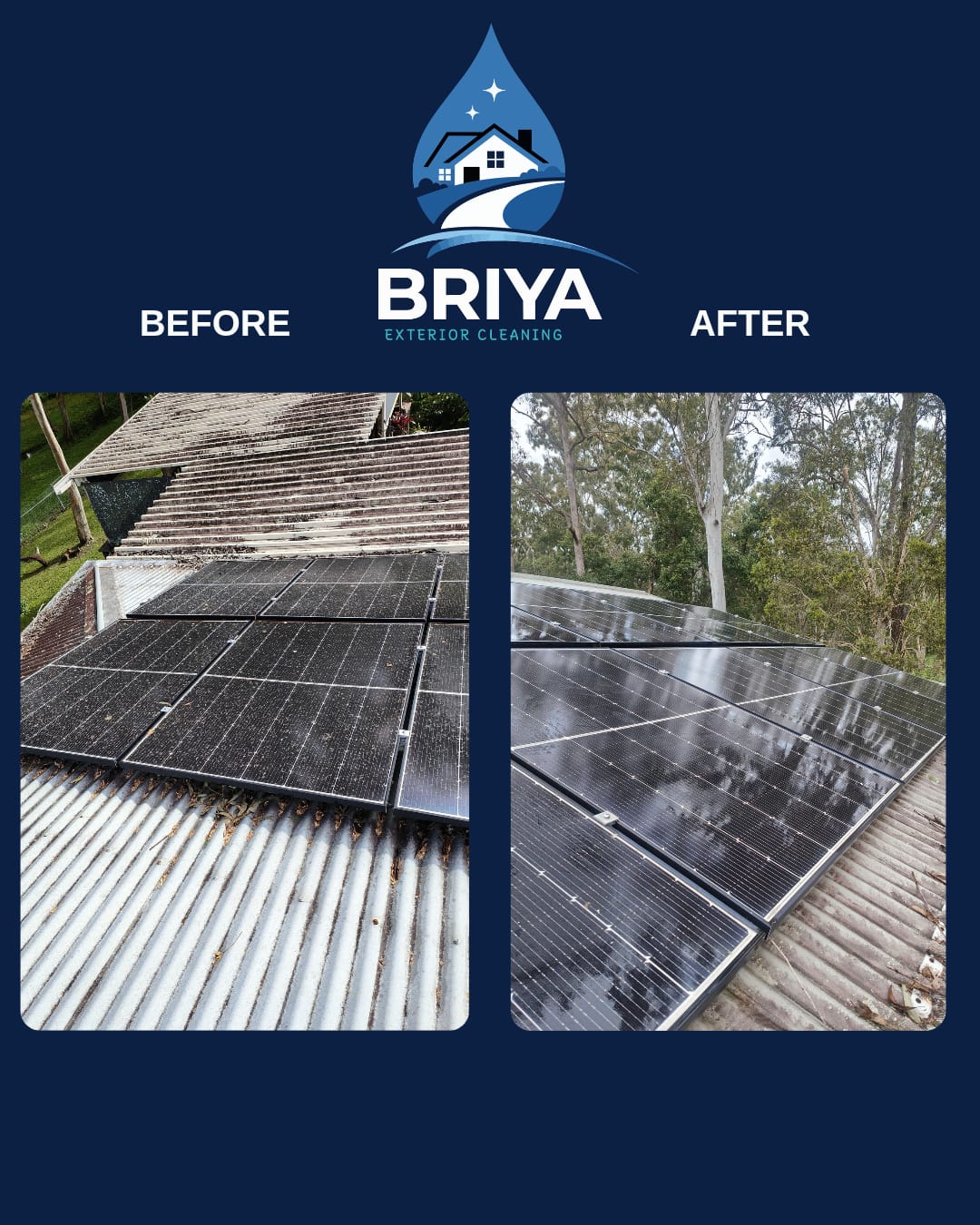 Cleaning Services work by BRIYA Exterior Cleaning