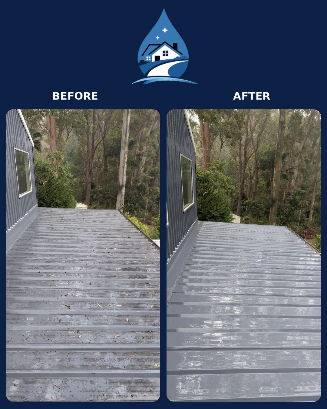Cleaning Services work by BRIYA Exterior Cleaning and Property Care