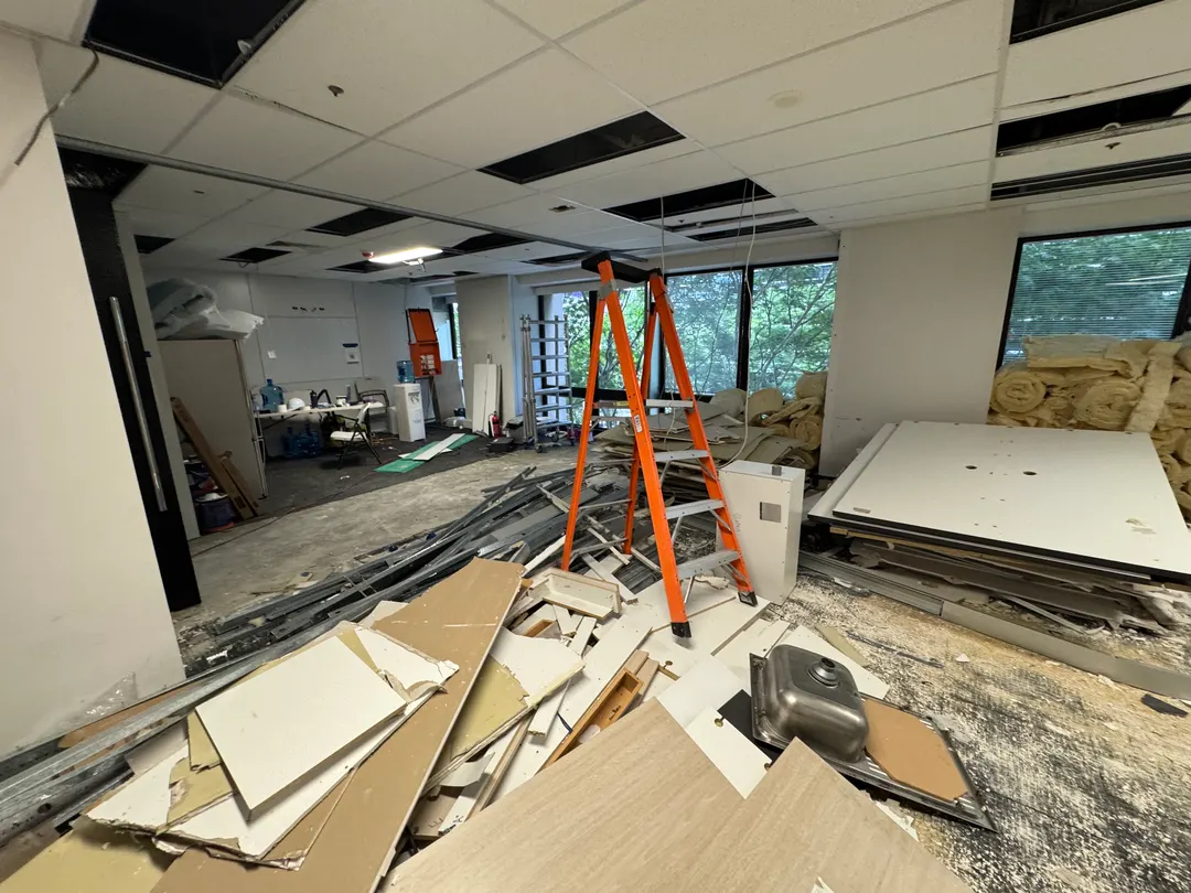 Office strip out — Asbestos Removal work by Mode Asbestos Removal in Brisbane North